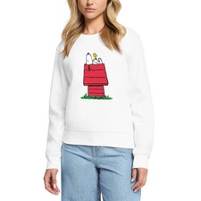 Peanuts Snoopy Und Die Hundehütte Frauen Premium Bio Pullover