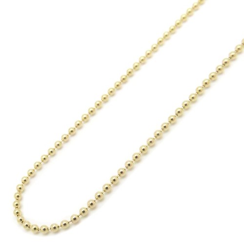 18k gelbgold kugelkette - gelbgold,