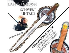 NEU The Last Kingdom Uhtred Schwert Serpent Breath 94cm für Cosplay Sammler Fans