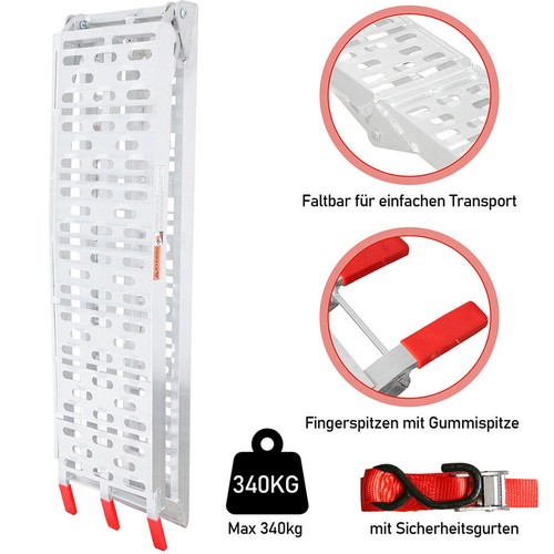 Aluminium auffahrrampe - aluminium,