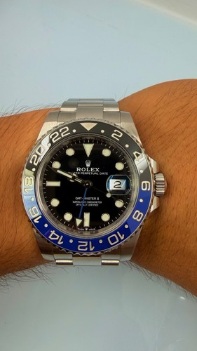 Rolex gmt master batman - gmt-master, ii