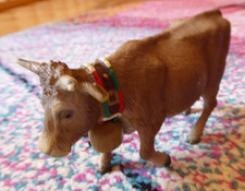 Bullyland Kuh mit Glocke Braun Farm Life Bauernhof