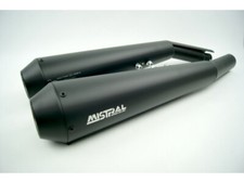 MOTO GUZZI Auspuffset V7 IV Mistral schwarz lang GUMGH-V785 Exhaust set V7 IV