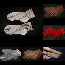 Damen Elastisch Nylon Netz