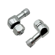 2x Alu- Winkelventil Motorrad