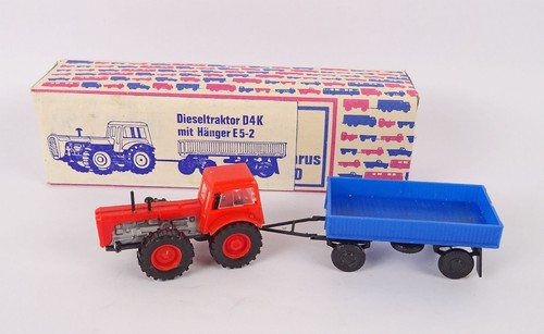 Dieseltraktor d4k mit hänger - d4k,