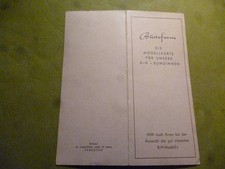 alter Werbe-Prospekt