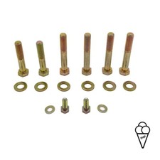 Neue Schrauben für Vorderachse + Querlenker beim VW Golf2 / Jetta2