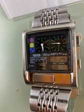 Vintage Citizen Independent 8987-L19273 Ana Digi Temp Herren:JPN