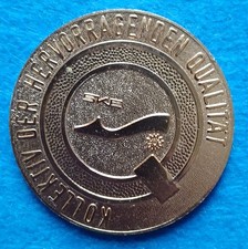 11 189 DDR Medaille „SKE (VEB Schuhkombinat) Kollektiv der Hervorragenden ...