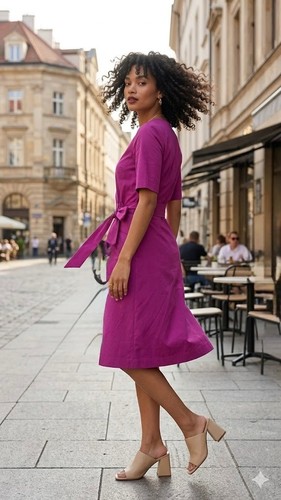 Windsor kleid magenta - gr., 36