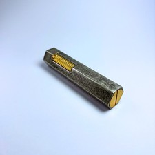 Edles Benzinfeuerzeug Retro Stil Metall Silber & Gold Optik Sturmfeuerzeug Set