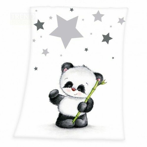 Flauschdecke panda 75x100 - 75x100, cm