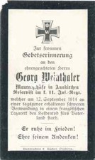 Foto WK I Sterbebild deutscher