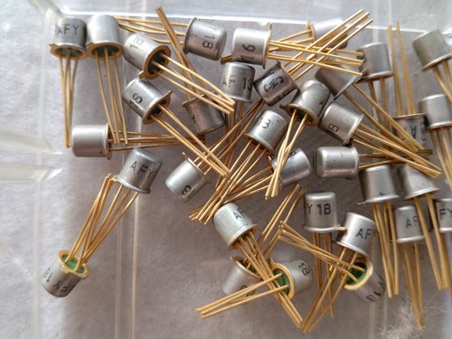 Afy18 germanium pnp goldpin - 4x,