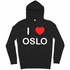Oslo I Love Hoodie Pullover