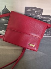 Rote Kleine Tasche Echt Leder