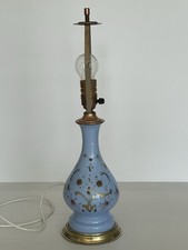 Blaue opalglas tischleuchte - blaue,