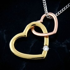 Damen Halskette Herzen