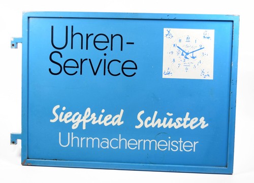 Altes auslegerschild uhrmacher - altes,