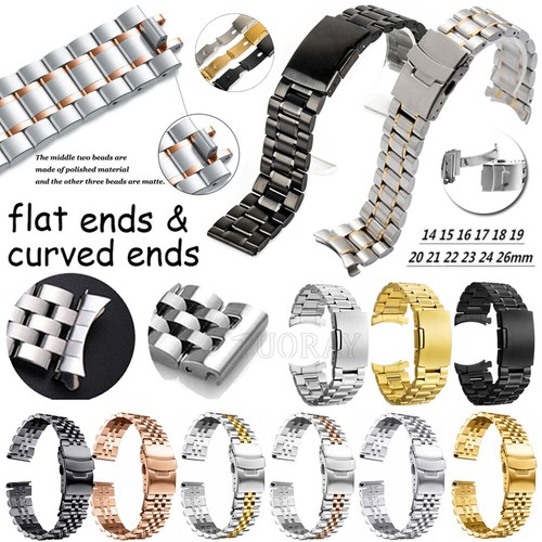 Edelstahl glieder uhrenarmband - edelstahl, glieder-uhrenarmband