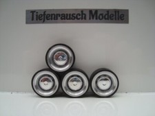 1:18 Old School Echt Alu Felgen Audi VW Mercedes Opel BMW Tuning