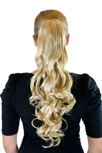 Haarteil hellblond 50cm - haarteil,