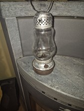 Antike Schlittschuh Laterne