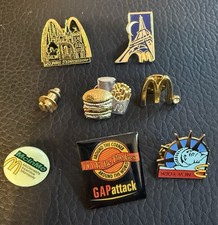 8 Verschiedene Pins Mc Donalds