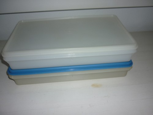 Tupperware flach mal - flach,