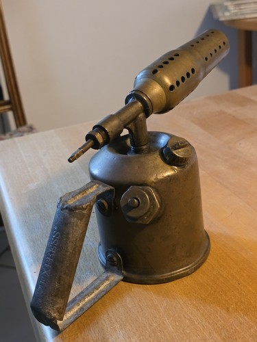 Benzin lötlampe antik - lötlampe,