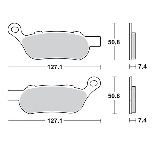 Moto master bremsbelag für - bremsbelag, (für