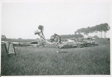 Original Foto Flugzeugabsturz