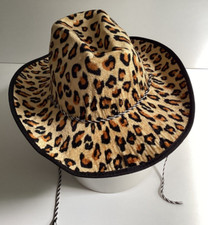 Cowboyhüte Unisex Kostüm Leopardenmuster Western Spaß Wildlife