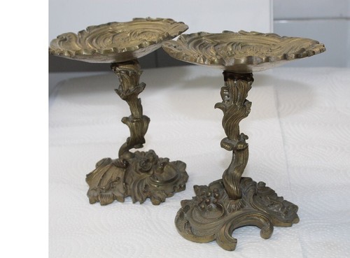 Paar bronze tafelaufsatz - paar,
