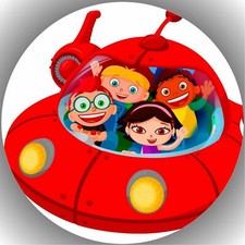 Tortenaufleger Geburtstag Party Tortenbild Fondant - Oblate Kleine Einsteins P1