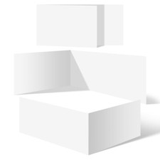 25 - 200 Blanko Klappkarten