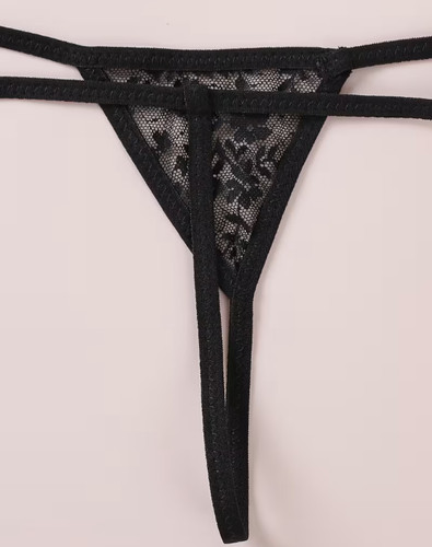 String schwarz transparent