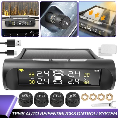 Wireless solar tpms lcd auto - solar,