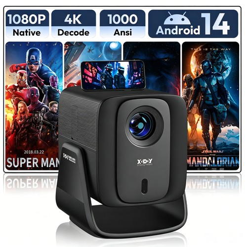 Xgody beamer projektor - 4k,
