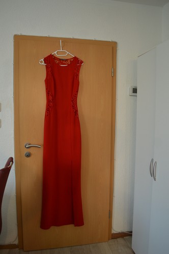 Marie blanc abendkleid mit - abendkleid,