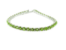 Peridot Zierliche Armband 3 MM