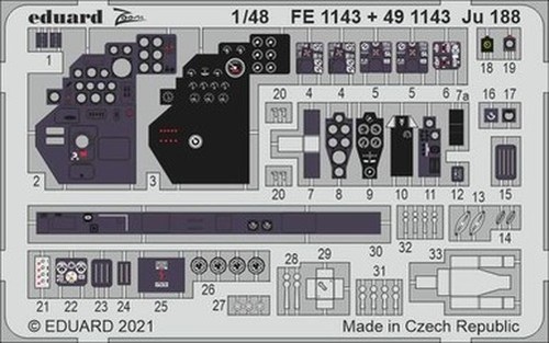 Eduard fe1143 188 für - 1/48,