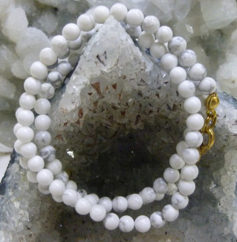 Howlith edelstein kette - howlith,