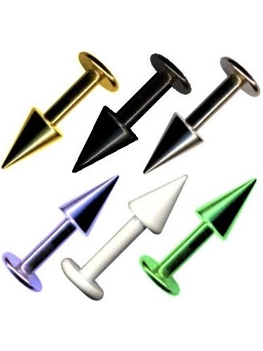Stecker piercing labret mit - stecker,