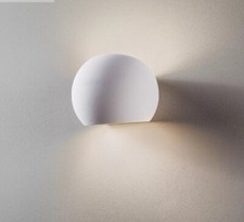 Sollux Bullet Weiß Keramik E27 Lighting Schlafzimmer Wohnzimmer Wandleuchte