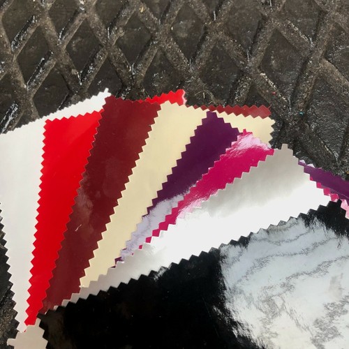 Glatt glanz kunstleder wetlook - glatt,