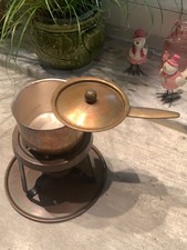 Kupfer Butterpfännchen mit