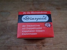 "DIASPEED" Dia-Rahmen (Glas/ Staubfrei)  + Diaboxen (2 x 50Dias) 