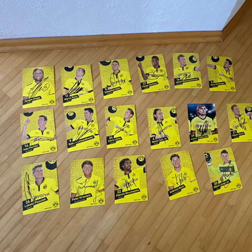 Bvb autogrammkarten lot - bvb, 09